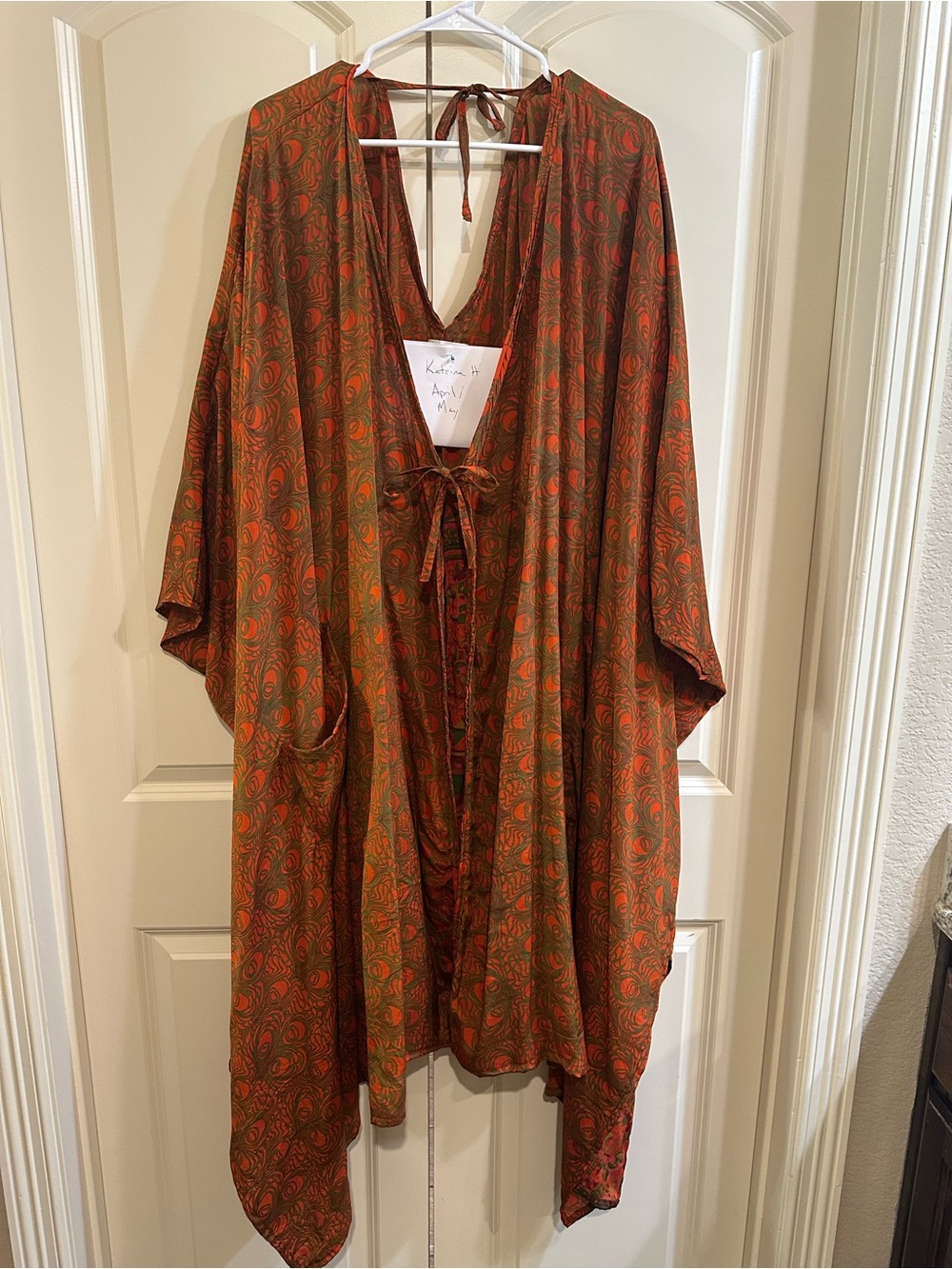Kantha Bae Orchid Kimono - Picture 1 of 3